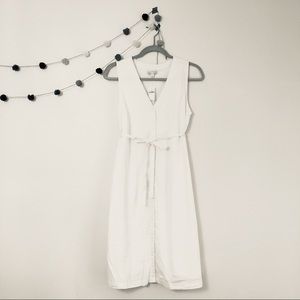 Gap Maternity Button Down White Dress